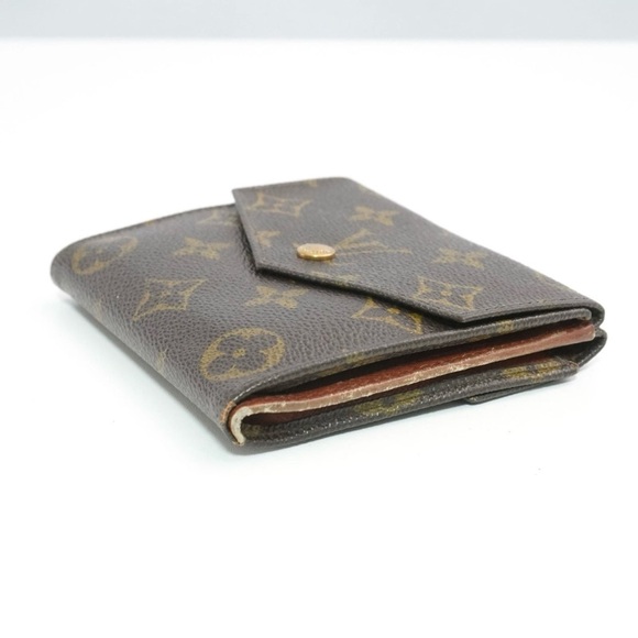 Authentic Louis Vuitton Classic Monogram Flowers Canvas Envelop Sarah Wallet - Picture 13 of 14